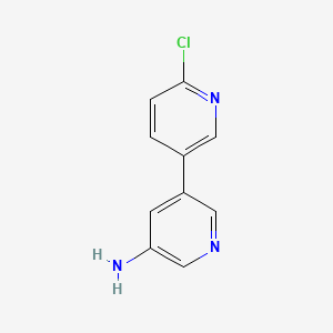 6'-Chloro-[3,3'-bipyridin]-5-amine