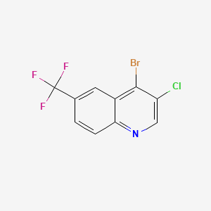 4-Bromo-3-chloro-6-(trifluoromethyl)quinoline