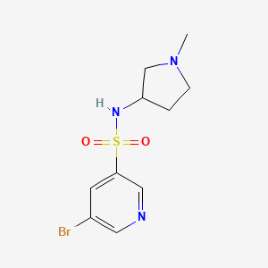 5-Bromo-n-(1-methylpyrrolidin-3-yl)pyridine-3-sulfonamide