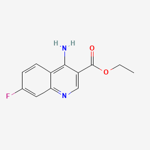 Ethyl 4-amino-7-fluoroquinoline-3-carboxylate