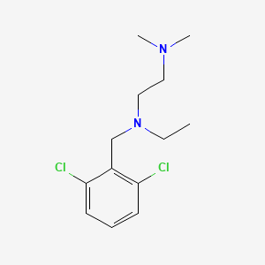 molecular formula C13H20Cl2N2 B5670854 N'-[(2,6-dichlorophenyl)methyl]-N'-ethyl-N,N-dimethylethane-1,2-diamine 