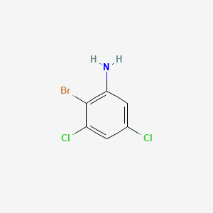 molecular formula C6H4BrCl2N B567108 2-Bromo-3,5-dichloroaniline CAS No. 1211214-30-0