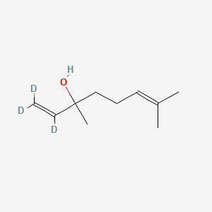 molecular formula C10H18O B567113 Linalool-d3 CAS No. 1216673-02-7