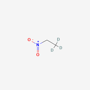 molecular formula C2H5NO2 B567140 1,1,1-Trideuterio-2-nitroethane CAS No. 1219802-04-6