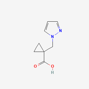 1-(1H-pyrazol-1-ylmethyl)cyclopropanecarboxylic acid