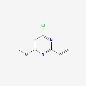 B567194 4-Chloro-6-methoxy-2-vinylpyrimidine CAS No. 1245649-66-4