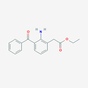 Ethyl (2-amino-3-benzoylphenyl)acetate