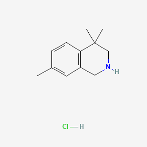 4,4,7-Trimethyl-1,2,3,4-tetrahydroisoquinoline hydrochloride
