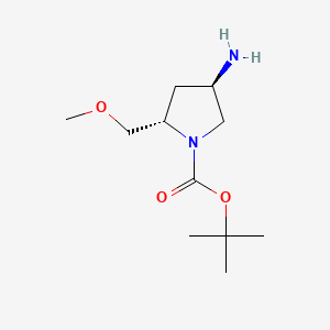 Tert-butyl (2s,4r)-4-amino-2-(methoxymethyl)pyrrolidine-1-carboxylate