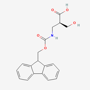 (R)-3-((((9H-Fluoren-9-yl)methoxy)carbonyl)amino)-2-(hydroxymethyl)propanoic acid