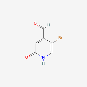 5-Bromo-2-hydroxyisonicotinaldehyde