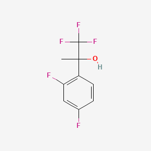 2-(2,4-Difluorophenyl)-1,1,1-trifluoropropan-2-ol