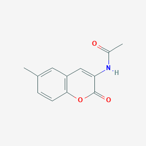 molecular formula C12H11NO3 B5672274 N-(6-methyl-2-oxochromen-3-yl)acetamide 