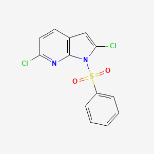 1-(Phenylsulfonyl)-2,6-dichloro-7-azaindole