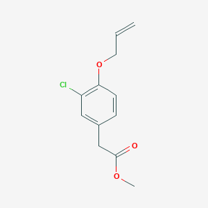 Methyl [4-(allyloxy)-3-chlorophenyl]acetate