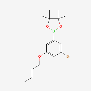 2-(3-Bromo-5-butoxyphenyl)-4,4,5,5-tetramethyl-1,3,2-dioxaborolane