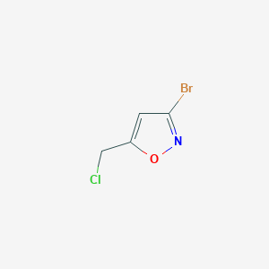 3-Bromo-5-(chloromethyl)isoxazole