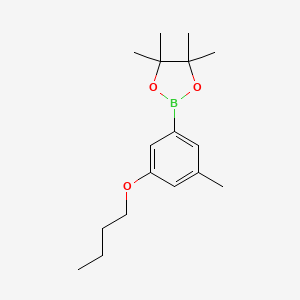 2-(3-Butoxy-5-methylphenyl)-4,4,5,5-tetramethyl-1,3,2-dioxaborolane