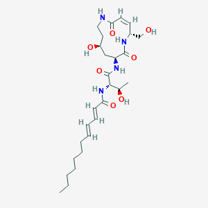 molecular formula C27H44N4O7 B056728 Glidobactin G CAS No. 119259-71-1