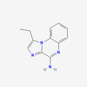 molecular formula C12H12N4 B567280 1-Ethylimidazo[1,2-a]quinoxalin-4-amine CAS No. 1233025-38-1