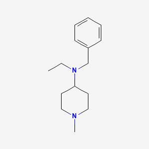 molecular formula C15H24N2 B5672955 N-benzyl-N-ethyl-1-methylpiperidin-4-amine 