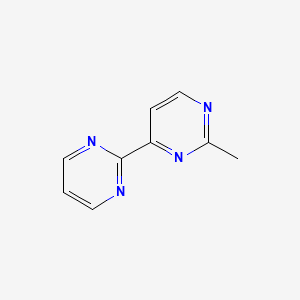 molecular formula C9H8N4 B567307 2'-Methyl-2,4'-bipyrimidine CAS No. 1269292-07-0
