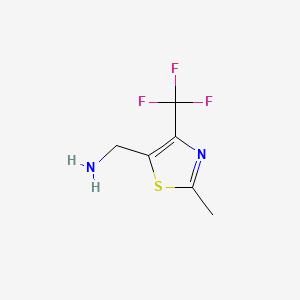(2-Methyl-4-(trifluoromethyl)thiazol-5-yl)methanamine