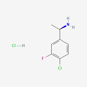 (R)-1-(4-chloro-3-fluorophenyl)ethanamine hydrochloride