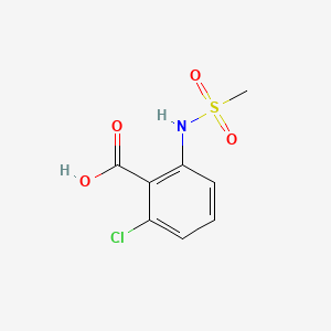 2-Chloro-6-(methylsulfonamido)benzoic acid