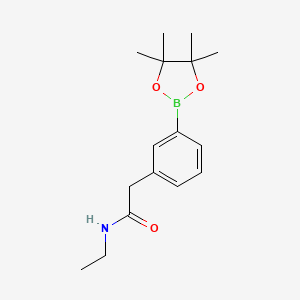 N-ethyl-2-[3-(4,4,5,5-tetramethyl-1,3,2-dioxaborolan-2-yl)phenyl]acetamide