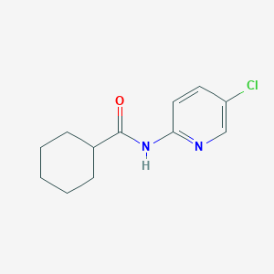 molecular formula C12H15ClN2O B5673635 N-(5-chloropyridin-2-yl)cyclohexanecarboxamide 
