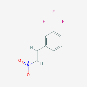 molecular formula C9H6F3NO2 B056737 (E)-1-(2-Nitrovinyl)-3-(trifluoromethyl)benzene CAS No. 115665-96-8