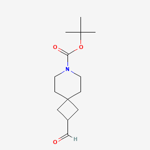 Tert-butyl 2-formyl-7-azaspiro[3.5]nonane-7-carboxylate