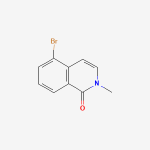 molecular formula C10H8BrNO B567371 5-Bromo-2-methylisoquinolin-1(2H)-one CAS No. 1367905-79-0