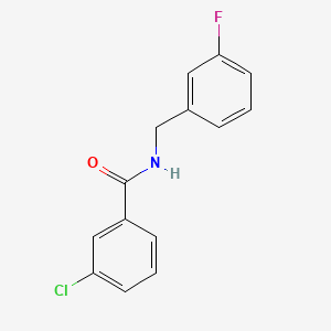 3-Chloro-N-(3-fluorobenzyl)benzamide