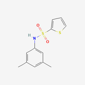 molecular formula C12H13NO2S2 B5673933 N-(3,5-dimethylphenyl)thiophene-2-sulfonamide CAS No. 6003-54-9