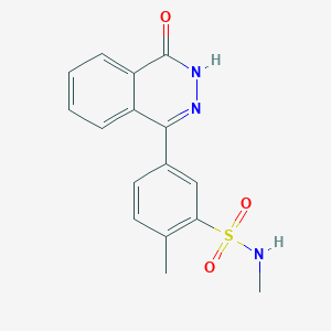 molecular formula C16H15N3O3S B5674137 N,2-dimethyl-5-(4-oxo-3H-phthalazin-1-yl)benzenesulfonamide 