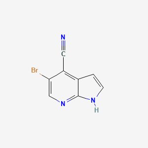 5-Bromo-1H-pyrrolo[2,3-b]pyridine-4-carbonitrile