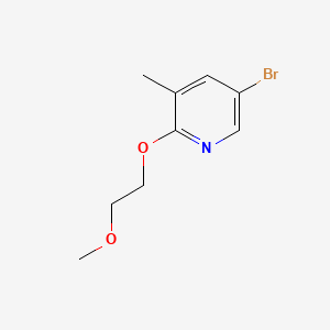 5-Bromo-2-(2-methoxyethoxy)-3-methylpyridine