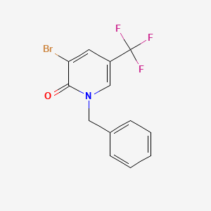 1-Benzyl-3-bromo-5-(trifluoromethyl)pyridin-2(1H)-one