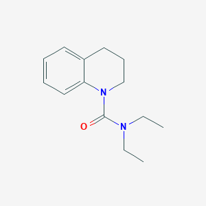 molecular formula C14H20N2O B5674534 N,N-DIETHYL-1,2,3,4-TETRAHYDROQUINOLINE-1-CARBOXAMIDE 