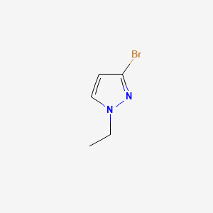 molecular formula C5H7BrN2 B567456 3-溴-1-乙基-1H-吡唑 CAS No. 1216504-91-4