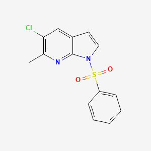 1-(Phenylsulphonyl)-5-chloro-6-methyl-7-azaindole