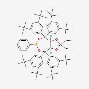 (3aR,8aR)-4,4,8,8-tetrakis(3,5-di-tert-butylphenyl)-2,2-diethyl-6-phenyltetrahydro-[1,3]dioxolo[4,5-e][1,3,2]dioxaphosphepine