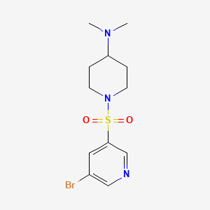 1-(5-Bromopyridin-3-ylsulfonyl)-n,n-dimethylpiperidin-4-amine