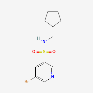 5-Bromo-n-(cyclopentylmethyl)pyridine-3-sulfonamide