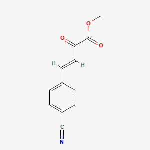 (E)-Methyl 4-(4-cyanophenyl)-2-oxobut-3-enoate