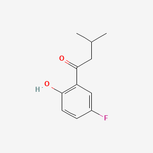 1-(5-Fluoro-2-hydroxyphenyl)-3-methylbutan-1-one