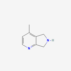 4-methyl-6,7-dihydro-5H-pyrrolo[3,4-b]pyridine