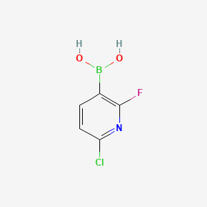 (6-Chloro-2-fluoropyridin-3-yl)boronic acid